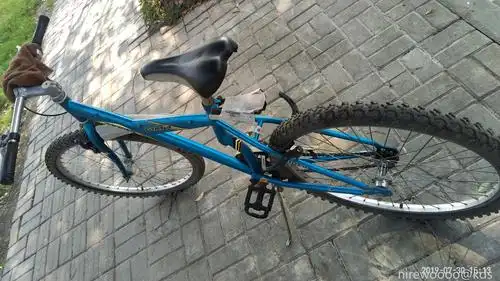 这辆捷安特自行车马路上很少见了吧?