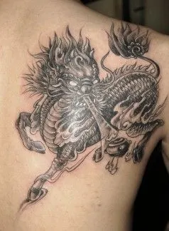 > 背后麒麟纹身图案大全图片|搜索结果第2页
