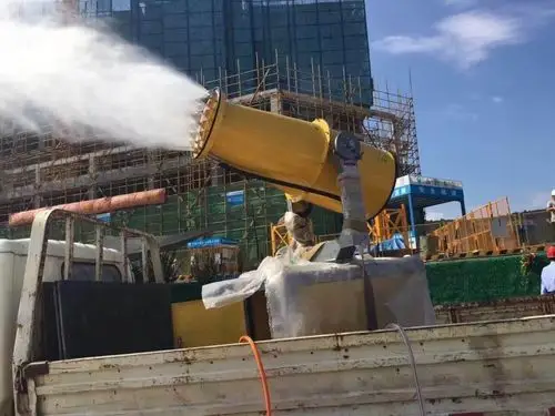 5kw动力,优势在于内部螺旋装置,使得机身更小,射程更远,该喷雾降尘