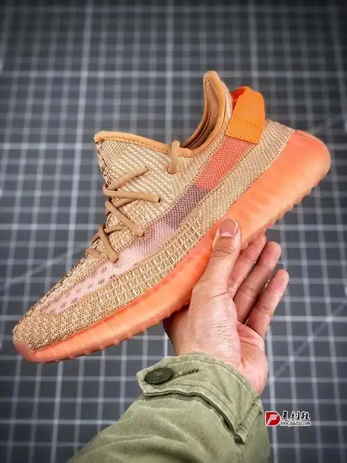 复刻鞋网实拍巴斯夫真爆大底adidasyeezy350boostv2clay兵马俑配色