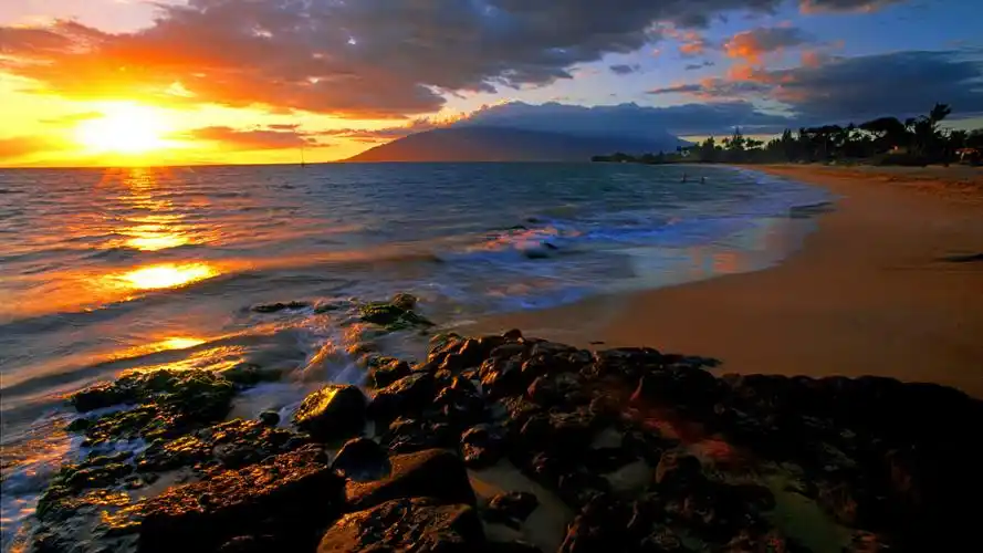 日出日落,风景图片-回车桌面