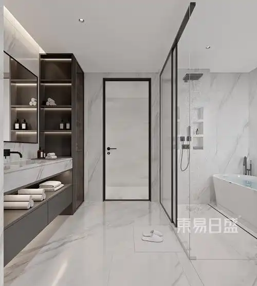 龙坞名筑497m05现代简约中式装修效果图