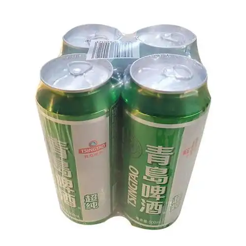 青岛啤酒大超纯500ml4罐