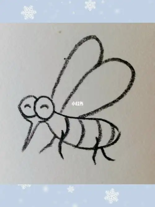 画画  #画画的日常  #我的随手画  #蚊子  #夏天蚊子  #简笔