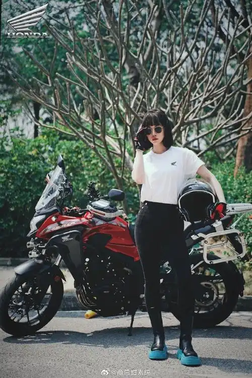 女骑##摩托车##honda400上新了##翼翼生辉##骑行