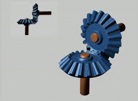 常见与不常见的齿轮传动方式动图一览,长知识