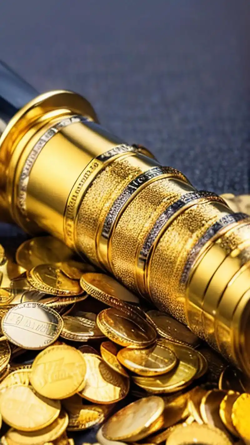 90暴富金币手机壁纸,财富滚滚来98