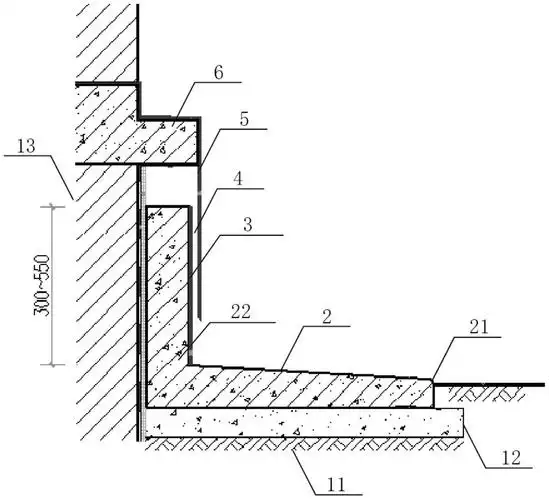 一种新型自调式散水结构及施工方法