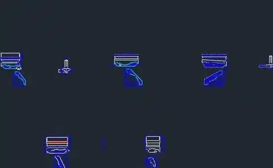 65个木工刀具cad设计图纸,立轴铣刀和镂铣刀刀型图_坐标_绘图_autocad