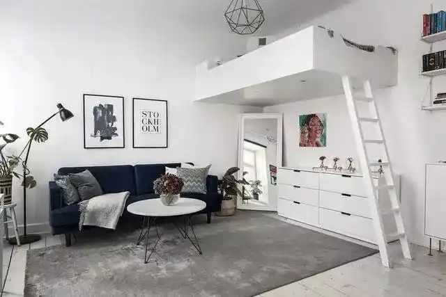 33㎡迷你loft单身公寓,让小户型也能享受更大的空间!