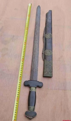 古代清代七星龙泉剑