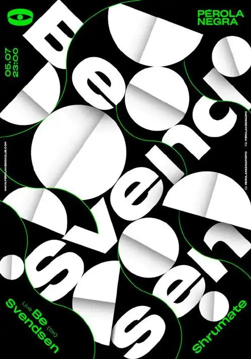 字体与图形的创意集合海报版式设计