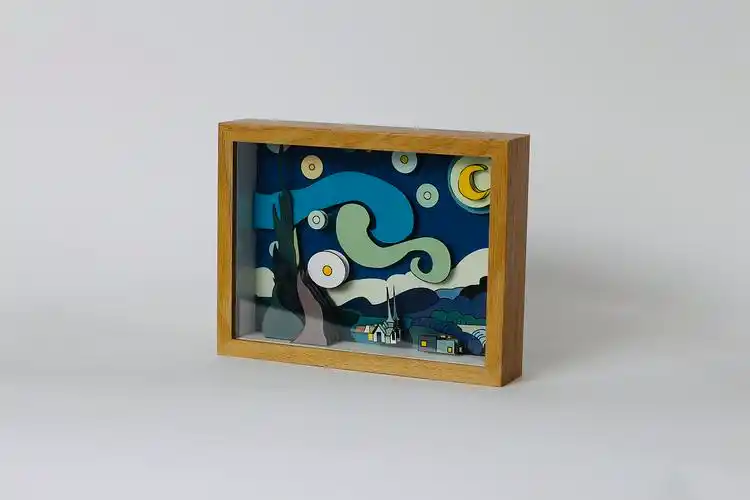 3d 立体装饰画 剪纸 纸艺 手工