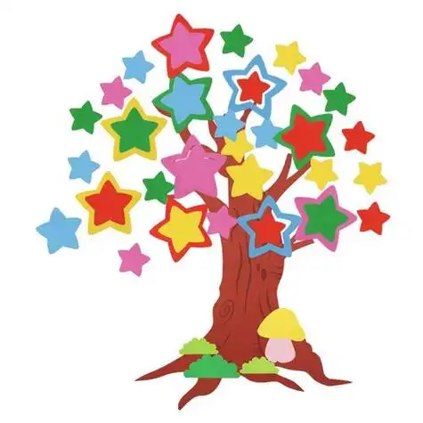 便利贴愿望树黑板报黑板报图片素材