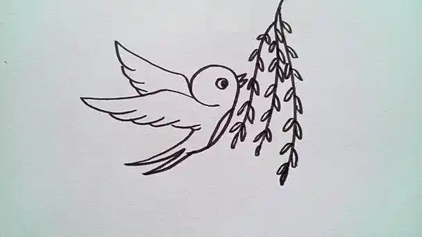 燕子的简笔画 燕子的简笔画 简单可爱