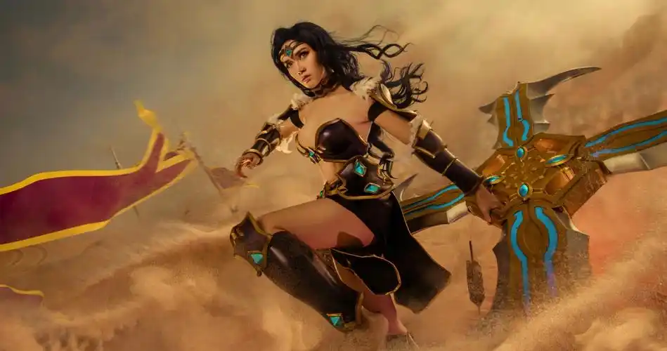 英雄联盟——战争女神·希维尔 cosplay