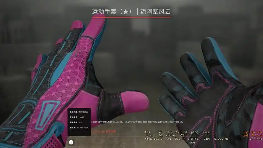 csgo真就一发入魂迈阿密手套呗