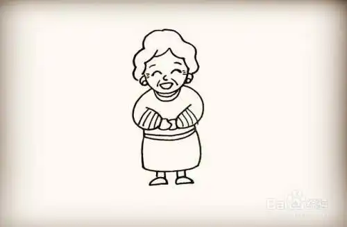 老奶奶怎么画