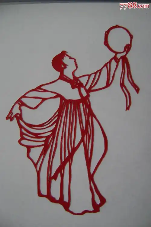 朝鲜族舞蹈剪纸