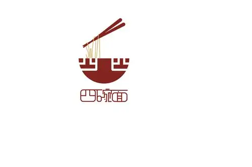 四碗面的logo设计
