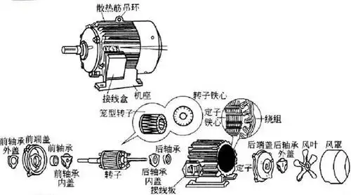 电动机结构图