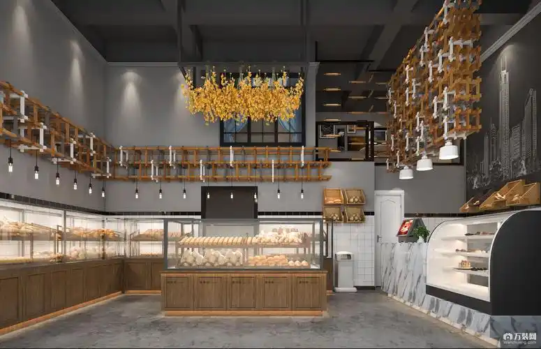 塞母面包店现代简约装修效果图