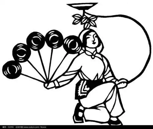 二年级杂技简笔画