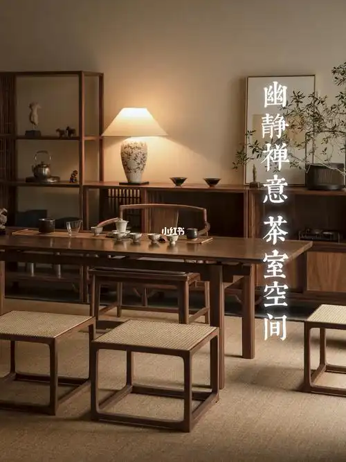 幽静禅意茶室空间