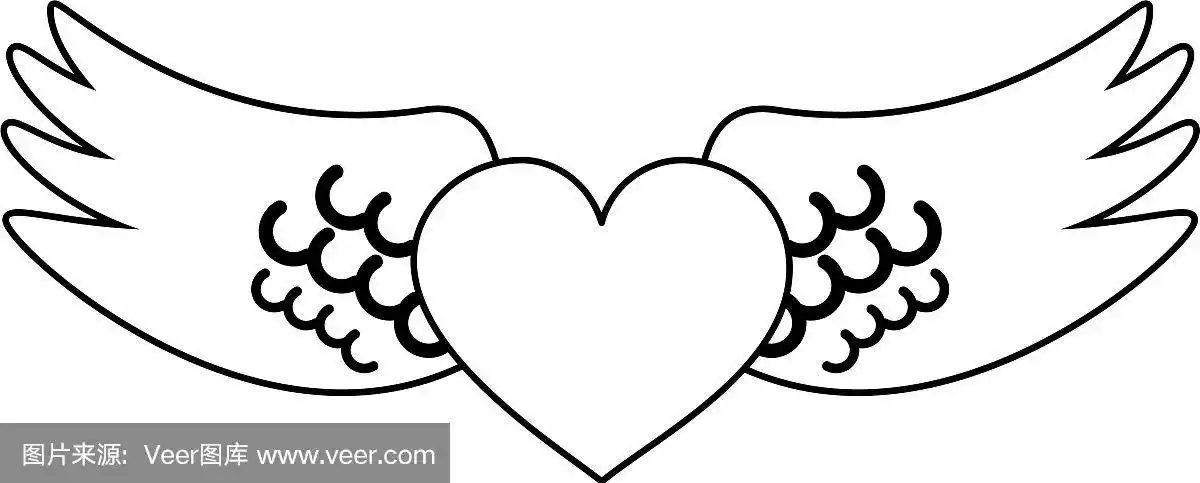 天使的翅膀带着心灵