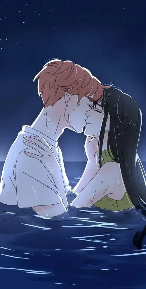 qq皮肤2015最新版卡通情侣壁纸图片,喜欢上下雨天打着雨伞的你