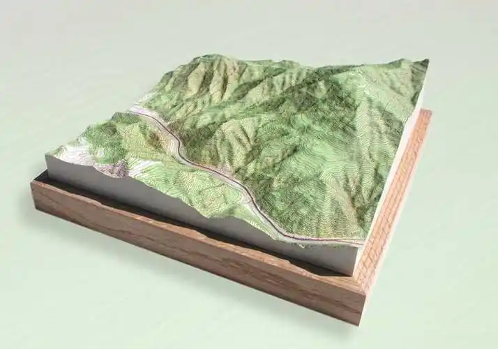 风谷三维科技3d卫星实景地形沙盘-深圳市风谷三维科技有限公司