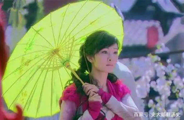 5个撑伞的古装美人杨幂的亮眼能认出最后一个的就算你牛