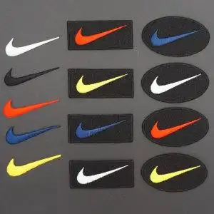 新品时尚nike品牌标志logo徽章刺绣布贴耐克衣服新款破洞补丁贴