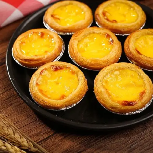 肯德基蛋挞皮带锡底家用烘焙葡式蛋塔酥皮原料蛋挞原料