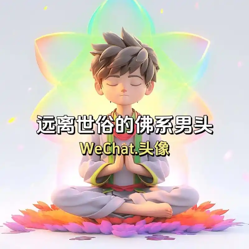 超有意境的佛系头像.#打坐 #男生头像 #佛系头像 #优质头 - 抖音