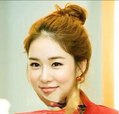 适合年轻女生丸子头发型图片