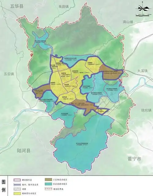 揭阳市揭西县中心城区城市总体规划(2015—2030 年)