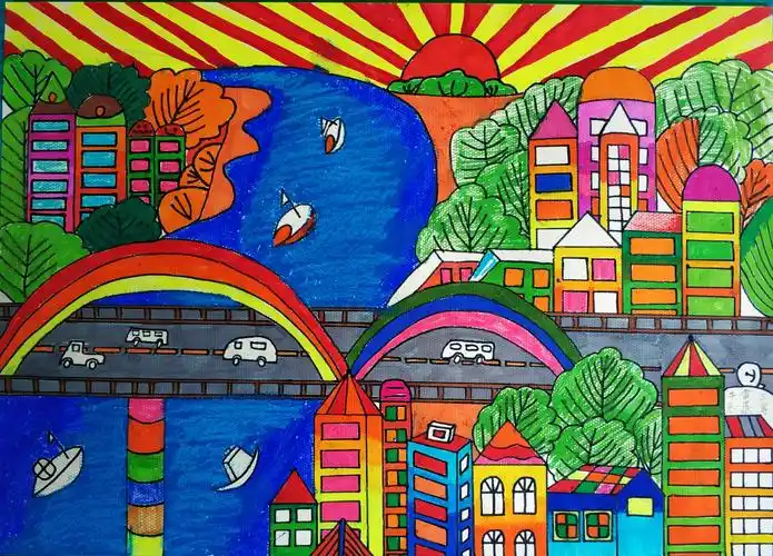 学生作品 >> 民乐县第七届思温杯中小学师生书画大赛小学组绘画三等奖