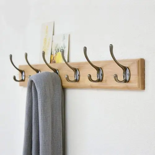 创意门后墙上衣服挂钩壁挂衣架挂衣架墙壁衣钩棕