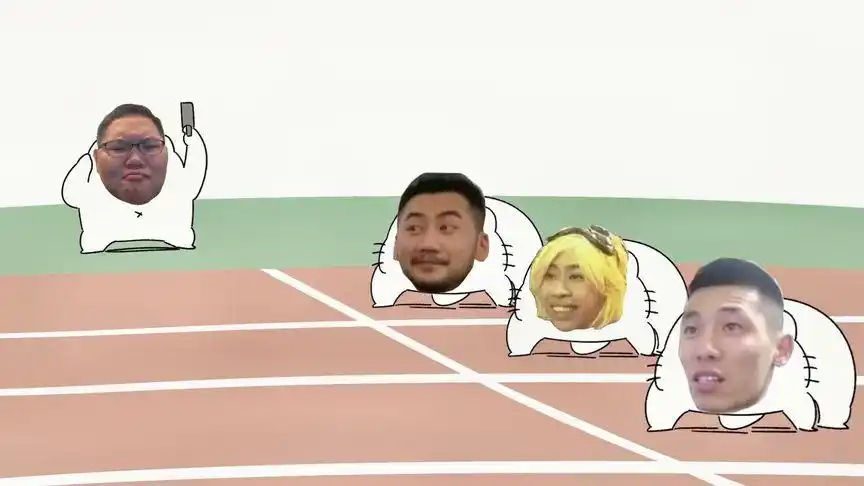 鬼畜沙雕猫100米短跑比赛谁能获得冠军呢