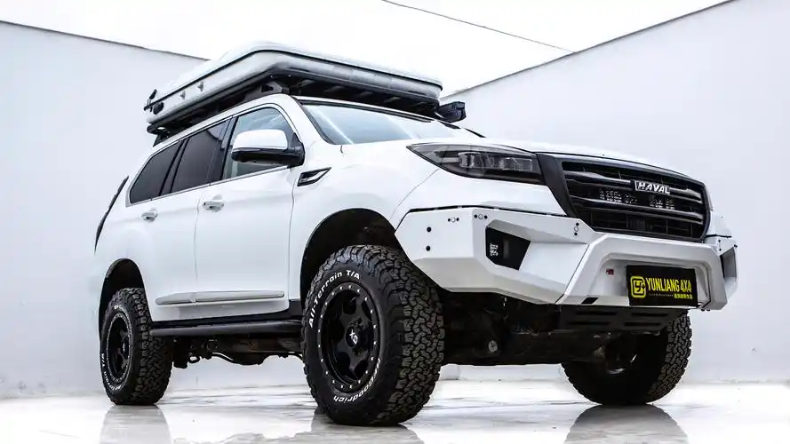 改装运良哈弗h9升级案例整车前后油箱升高全车改装套件