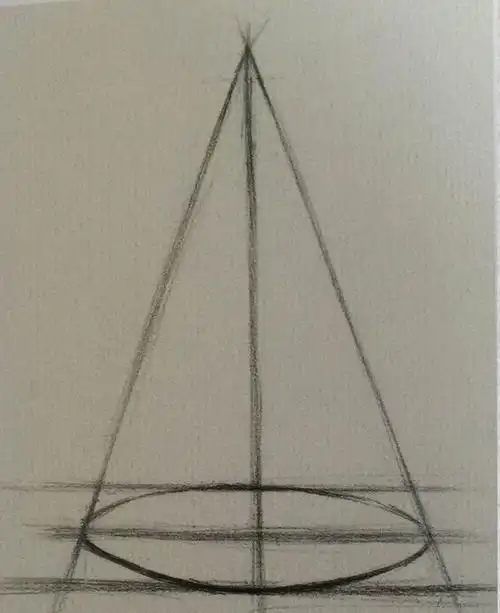 素描学习第八课《圆锥体的画法》