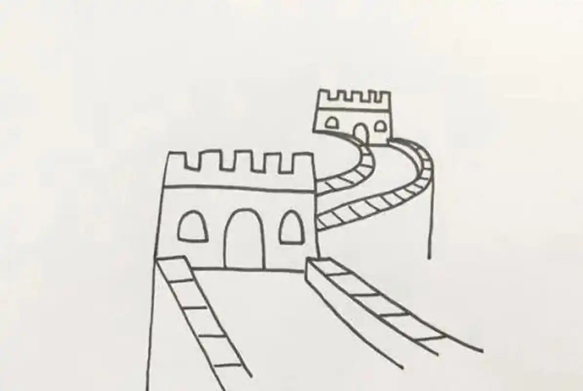 长城简笔画
