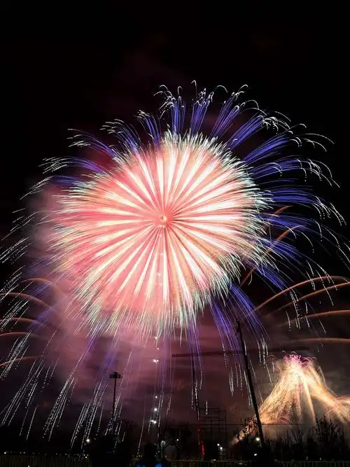 2021新年烟花秀 璀璨绽放滴水湖