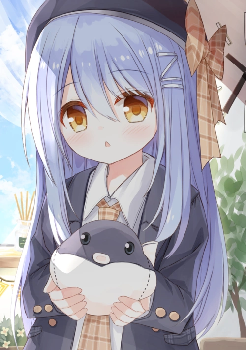 超级适合猛男们做头像超级可爱的二次元loli图片画师悠萩