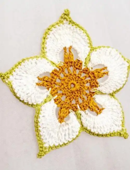 钩针花朵篇之"五瓣花"的钩法教程-编织人生