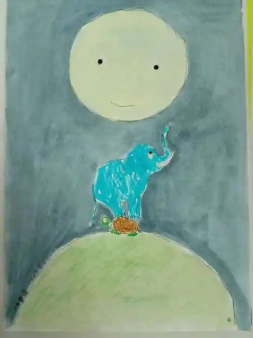 《月亮的味道》绘本制作