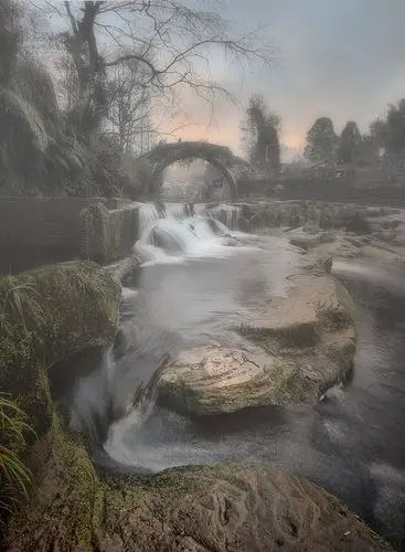 小桥流水手机摄影