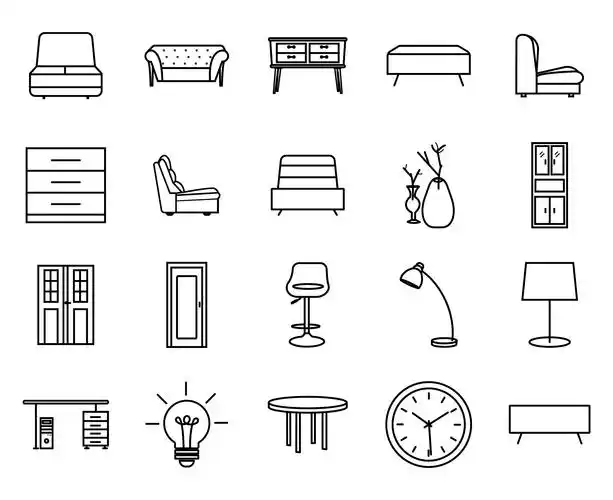 家居-家具图标设计