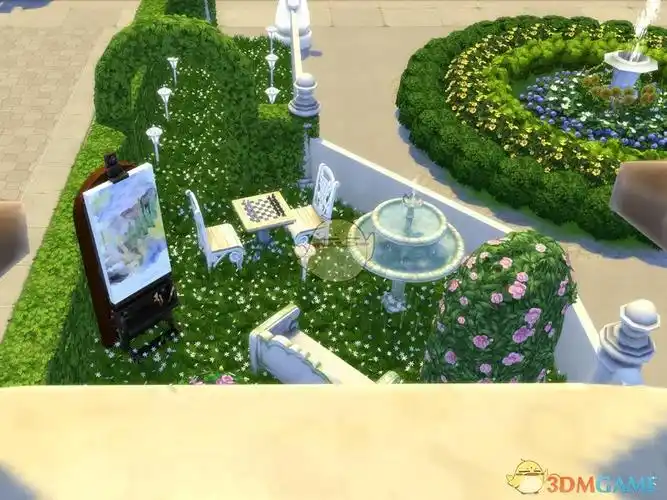 《模拟人生4》白色简约豪宅mod_游戏之家